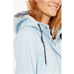 Impermeable con capucha Azul claro