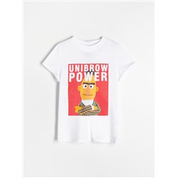 T-Shirt aus Baumwolle mit Druck