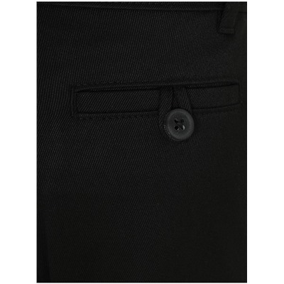 Boys Black Skinny Leg School Trousers 2 Pack
