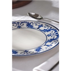 Reve Bleu Nuit Servis Tabağı - 25 cm - Mavi/Beyaz