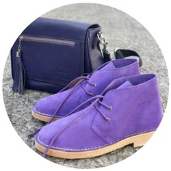 AB.Z. SAFARY Lavanda+Pelle Ab.Zapatos VIGA (1170) marino