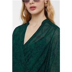 Doble blusa cruzada delantera