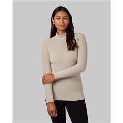 WOMEN'S HEAVYWEIGHT FLEECE BASELAYER MOCK TOP