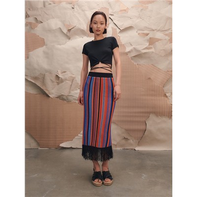 Crop Top mit Bindedetail
