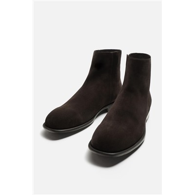 BOTA PIEL CREMALLERA