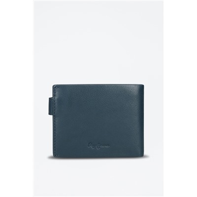 Cartera de piel Chief Índigo
