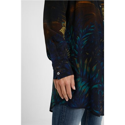 Camisa larga Hawaiana