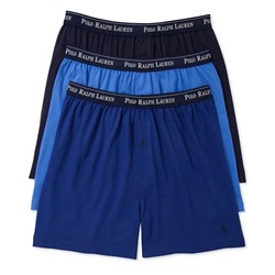 Men's 3-Pk. Cotton Classic Knit Boxers