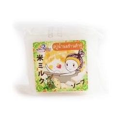 Мыло на основе рисовой эссенции  и тофу для сияющей кожи 60 гр / K.Brothers Rice Milk and Tofu Soap Bright and Smooth 60 g
