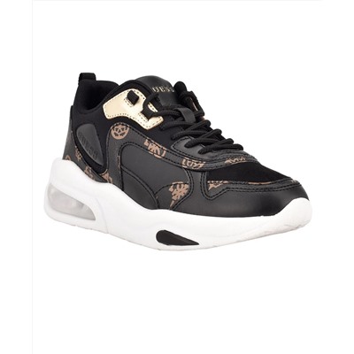 GUESS Women's Fever Lace Up Fashion Sneaker
