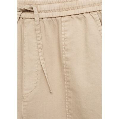 Pantalón algodón cintura elástica