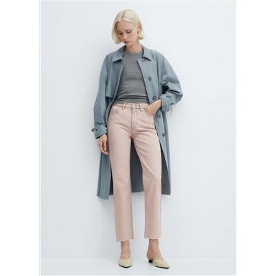 Jeans rectos crop