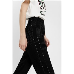 Pantalón en logomanía brillante