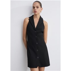 Vestido corto solapas