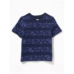 Printed V-Neck Tee for Toddler Boys