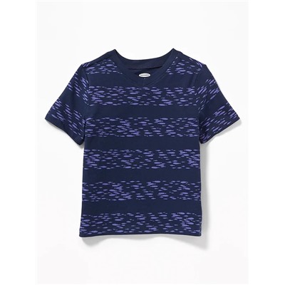 Printed V-Neck Tee for Toddler Boys