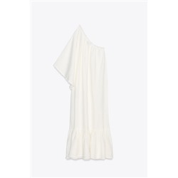 ZW COLLECTION 100% LINEN ASYMMETRIC DRESS