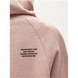 ТРИКОТАЖНОЕ OVERSIZE ХУДИ ИЗ ПЕРЕРАБОТАННЫХ МАТЕРИАЛОВ