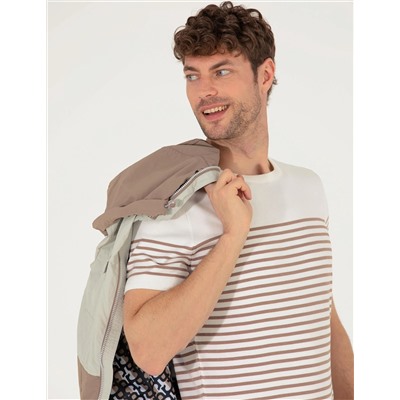 Ekru Slim Fit Kazak
