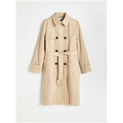 Trenchcoat mit hohem Baumwollanteil