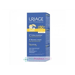 Uriage Bébé 1ère Crème Minérale Solaire SPF50+ Visage & Corps 50 ml