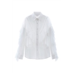 Camisa avolantada Blanco