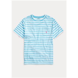 Boys 8-20 Striped Cotton-Blend Tee