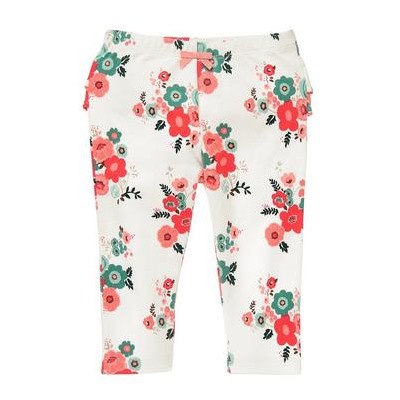 Floral Ruffle Leggings
