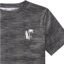 Jungen T-Shirt in Melange-Optik