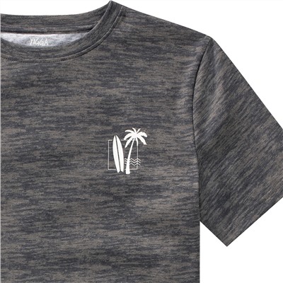 Jungen T-Shirt in Melange-Optik