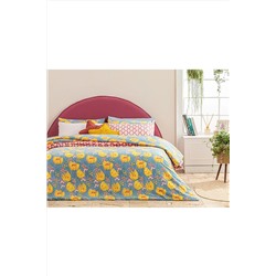 English Home Tulip Paradise Kolay Ütülenir Tek Kişilik Nevresim 160x220 Cm Mavi TYC00782307113