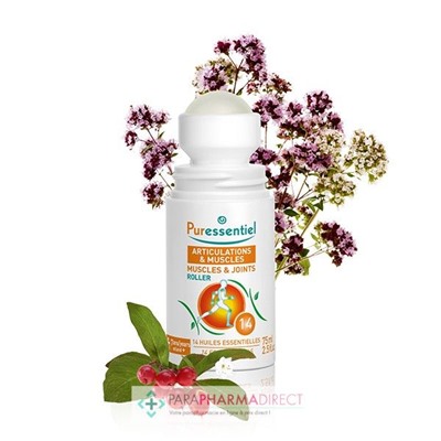 Puressentiel Articulations & Muscles Roller aux 14 Huiles Essentielles 75 ml