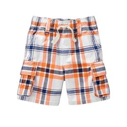 Plaid Cargo Shorts