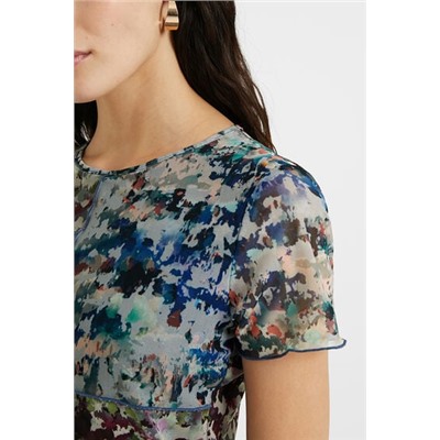 Camiseta slim tul