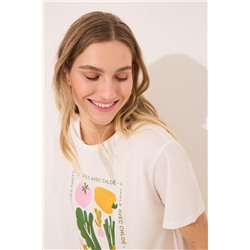 Camiseta manga corta 100% algodón "verduras"