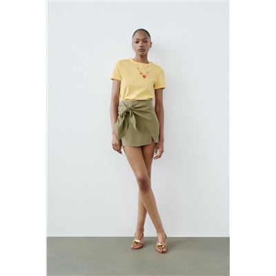 SHORT SLEEVE INTERLOCK T-SHIRT