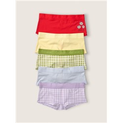 PINK 5-Pack Logo Boyshorts