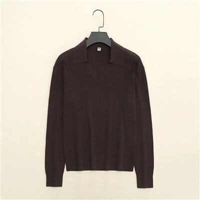 Женский пуловер с V-образным воротником UNIQL*O