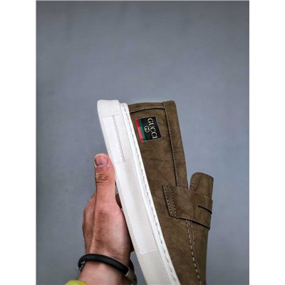 Легкая роскошная обувь Gucc*i Screener GG High-Top Sneaker 130225