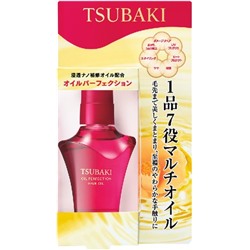 Масло SHISEIDO Tsubaki Oil Perfection для поврежденных и секущихся волос термозащита несмываемое цветочно-фруктовый аромат диспенсер 50мл