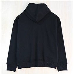 Парная  хлопковая флисовая толстовка с капюшоном