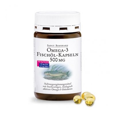 Omega-3 Fischöl-Kapseln 500 mg