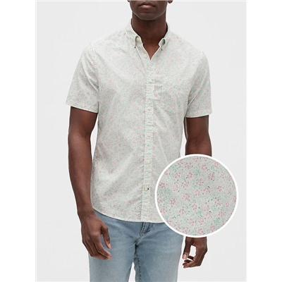 Print Poplin Shirt