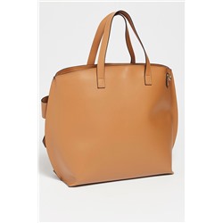 Bolso de piel Lila Camel