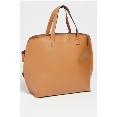 Bolso de piel Lila Camel