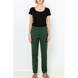 Pantalón pitillo Verde oscuro
