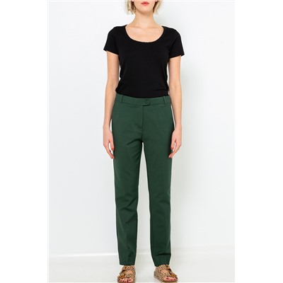 Pantalón pitillo Verde oscuro