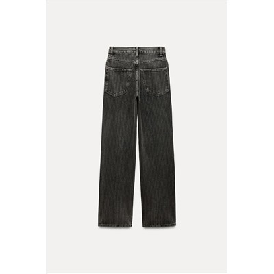 ZW COLLECTION STRAIGHT-LEG MID-RISE JEANS