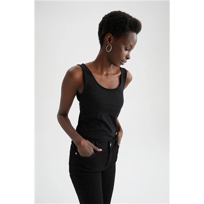 Defacto Slim Fit Bisiklet Yaka Pamuklu Atlet I1059AZ21SP