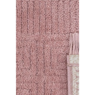 Laura Saçaklı Halı - Pembe - 200x290 cm